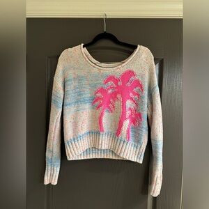 Anthropologie Palm Knit Sweater